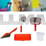 Валик Paint Roller з резервуаром для фарбування стін, стелі та підлоги червоний
